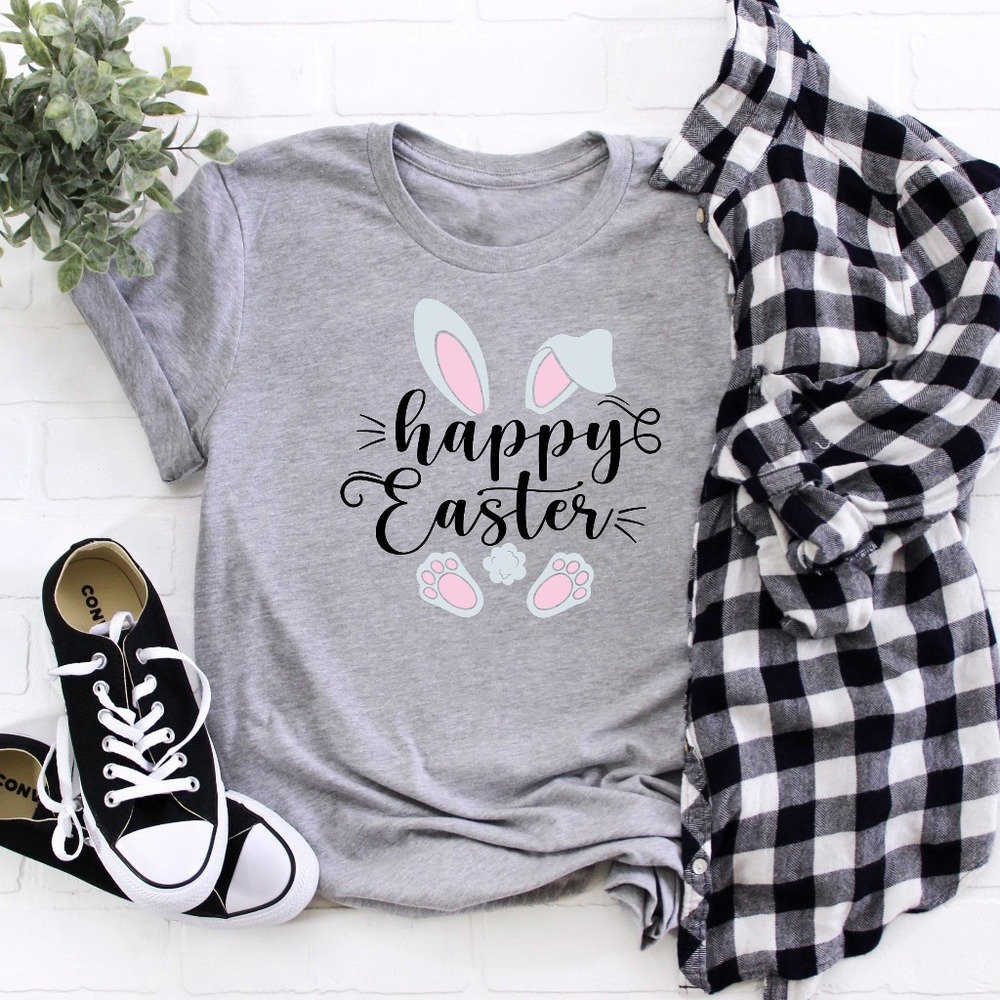 Happy Easter Shirt, Easter Shirt, Cute Easter Shirt, Easter Bunny Shirt